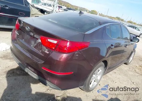 2015 Kia Optima Lx from USA, damaged, VIN 5XXGM4A72FG488154